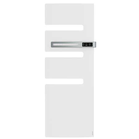 Radiateur sèche-serviettes connecté Serenis mât gauche 1750W Blanc
