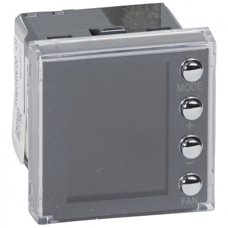Thermostat avec écran MyHOME BUS à équiper de plaque - 2 modules