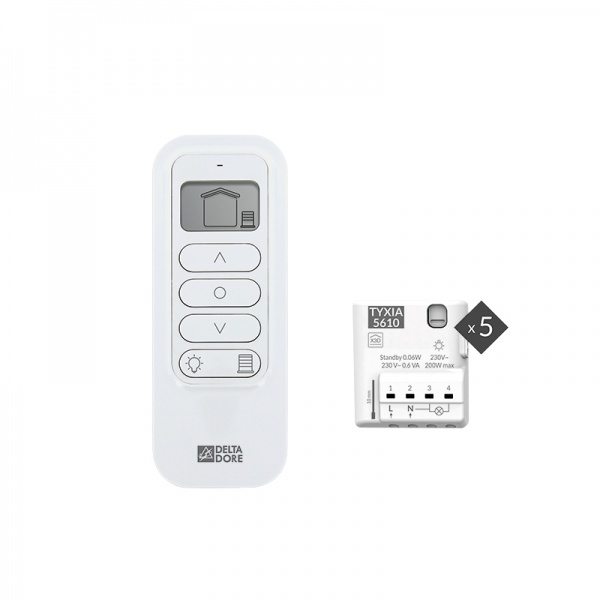 Pack tyxia 541 centralisation des volets roulants (< 1a) par tlcommande