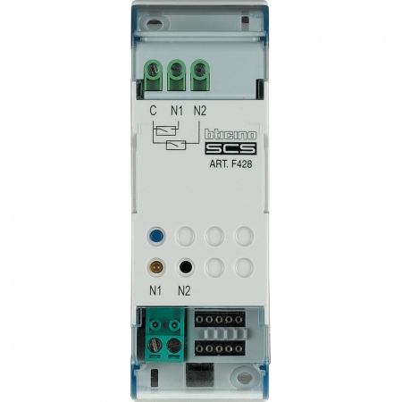 Interface de contact modulaire MyHOME_Up 2 contacts - 2 modules