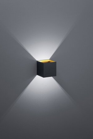 Applique murale LED LOUIS noir 430 lumens 4.3W A+ - TRIO LIGHTING