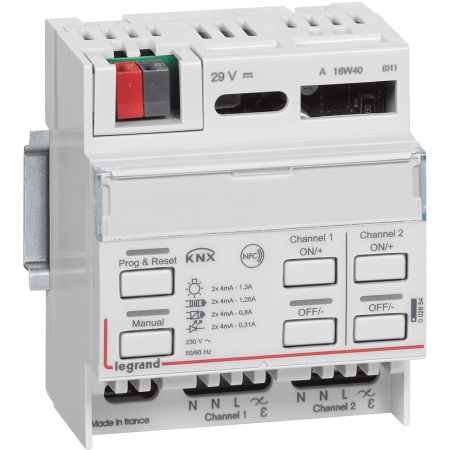 Knx dimmer universel 2x300w