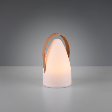 Lampe de table HAITI plastique blanc 1 x LED SMD 1W 70 lumens