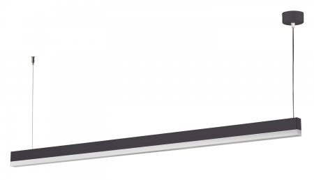 Linear - suspension, 1450mm, noir, led intég. 27w 3000k 2900lm
