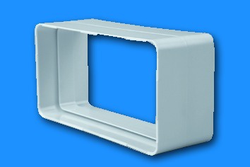 Manchon pvc rigide section rectangulaire 40x110 equivalent dia circulaire 80mm