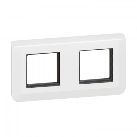 Mosaic support + plaque 2x2 modules montage horizontal blanc