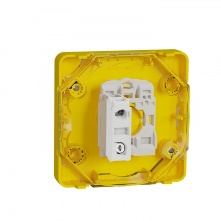 Mureva styl - arrêt d\'urgence à clé - composable ip55 - ik07 - jaune