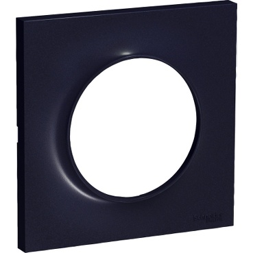Odace styl, plaque anthracite 1 poste