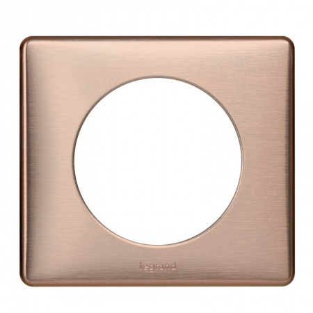 Plaque metal 1p copper