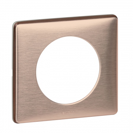Plaque metal 1p copper