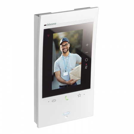 Poste intérieur connecté Classe 300EOS with Netatmo avec écran 5pouces vertical, assistant vocal Alexa intégré et boucle inducti