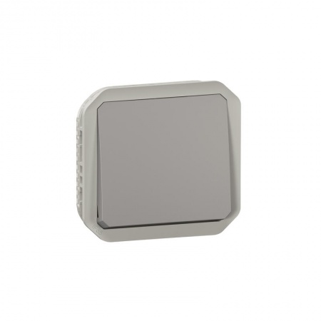 Poussoir NO-NF Plexo composable gris