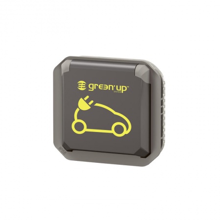 Prise pour recharge véhicule électrique Plexo composable anthracite