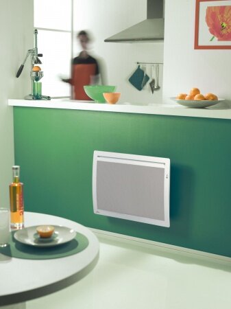 Radiateur &eacute;lectrique AIRELEC Aixance - mod&egrave;le vertical - avec pilotage intelligent Smart EcoControl - blanc - 1000W