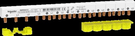 Resi9 xp - peigne monobloc - 3p+n - 63a - 13 modules - cache dents 5m