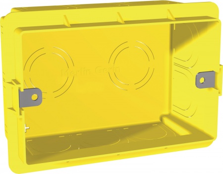 Unica - boîte d\'encastrement pour maçonnerie - profondeur 48mm 3 modules