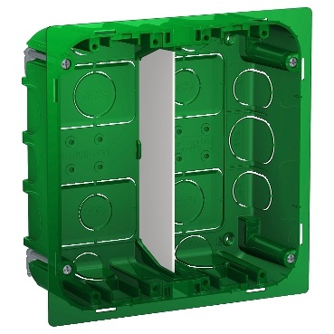 Unica - boîte de concentration encastrée - 2 col de 4 mod - à compléter