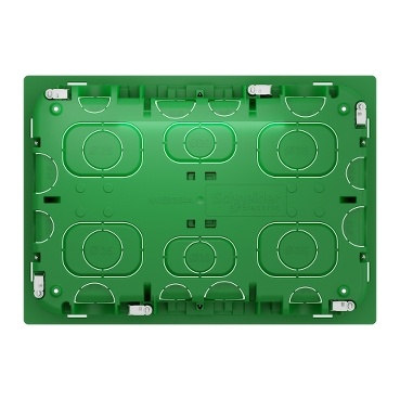 Unica - boîte de concentration encastrée - 2 rangées de 8 mod - à compléter