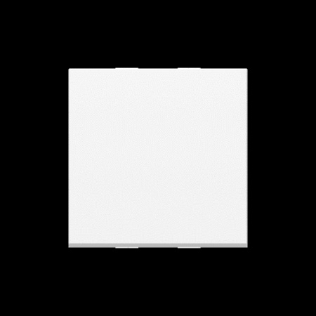 Unica - bouton-poussoir no - 10a - connex rapid - 2 mod - blanc anti - méca seul