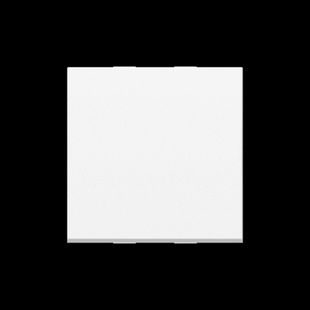Unica - bouton-poussoir no/nf - 10a - connex rapide - 2 mod - blanc - méca seul