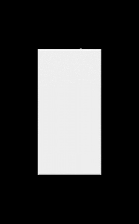 Unica - enjoliveur interrupteur ou bouton-poussoir - 1 mod - blanc