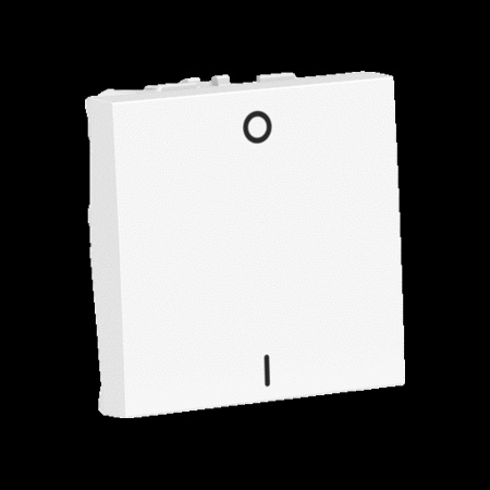 Unica - interrupteur bipolaire - 16a - 2 mod - blanc - méca seul