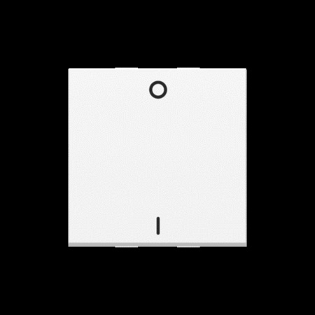Unica - interrupteur bipolaire - 16a - 2 mod - blanc - méca seul