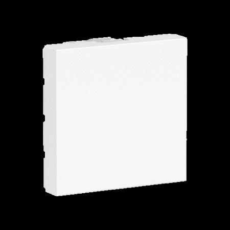 Unica - obturateur - 2 modules - blanc - mécanisme seul