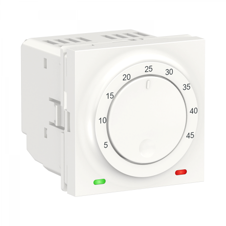 Unica - thermostat pour plancher chauffant - 10a - blanc - méca seul