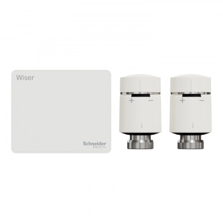 Wiser - kit 2 vannes thermostatiques connectées génération 2