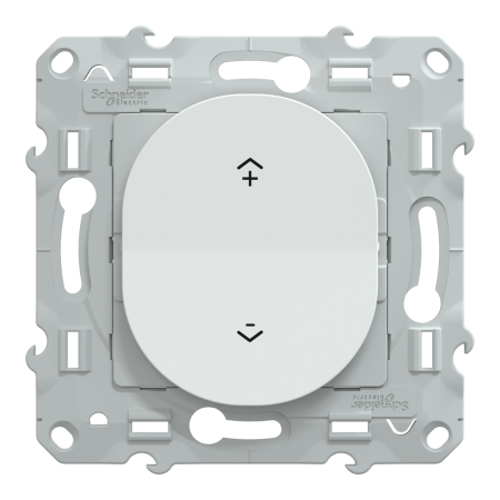 Wiser ovalis - interrupteur centralisé sans fil 2 ou 4 bp - blanc